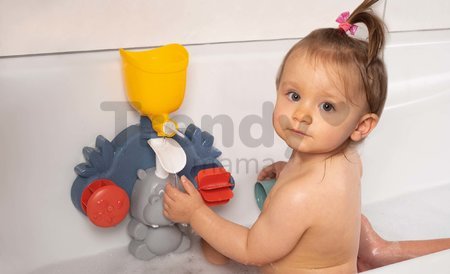 Aquapark do vane Hroch Hippo Little Smoby s vodným mlynom a 3 šálkami 100% recyklovateľné od 12 mes