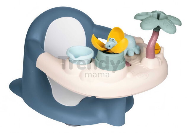 Sedátko do vaničky s magickou kvetinou Little Baby Bath Time Smoby s prísavkami a vodnou chobotnicou od 6 mes SM140408