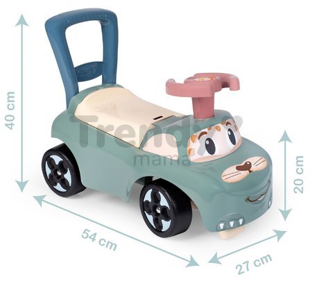 Odrážadlo Auto Ride On Little Smoby ergonomicky tvarované s úložným priestorom od 10 mes