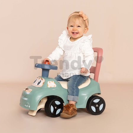 Odrážadlo a chodítko s klaksónom Auto Ride On Little Smoby ergonomicky tvarované s úložným priestorom pod sedadlom od 10 mes