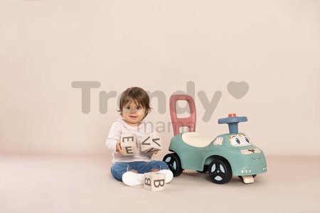 Odrážadlo a chodítko s klaksónom Auto Ride On Little Smoby ergonomicky tvarované s úložným priestorom pod sedadlom od 10 mes