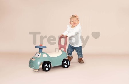 Odrážadlo a chodítko s klaksónom Auto Ride On Little Smoby ergonomicky tvarované s úložným priestorom pod sedadlom od 10 mes