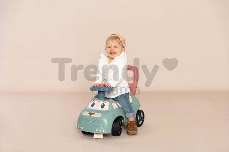 Odrážadlo a chodítko s klaksónom Auto Ride On Little Smoby ergonomicky tvarované s úložným priestorom pod sedadlom od 10 mes