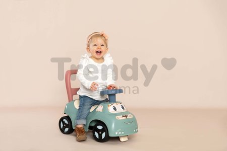 Odrážadlo a chodítko s klaksónom Auto Ride On Little Smoby ergonomicky tvarované s úložným priestorom pod sedadlom od 10 mes