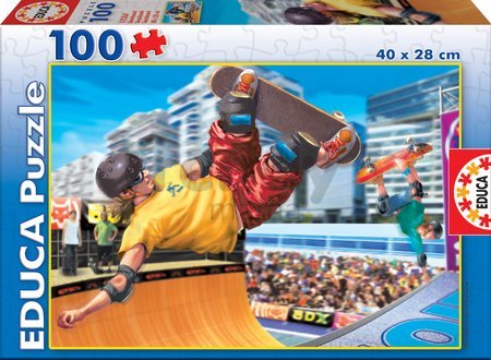 Puzzle Junior Skateboard Educa 100 dielov od 5 rokov