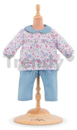 Oblečenie Blouse Flower & Pants Mon Grand Poupon Corolle pre 36 cm bábiku od 24 mes