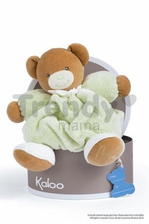 Plyšový medvedík Plume-Green Bear Kaloo 25 cm v darčekovom balení pre najmenších zelený