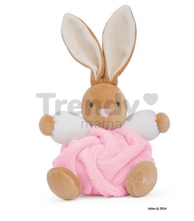 Plyšový zajačik Plume-Light Pink Rabbit Kaloo 18 cm v darčekovom balení pre najmenších ružový