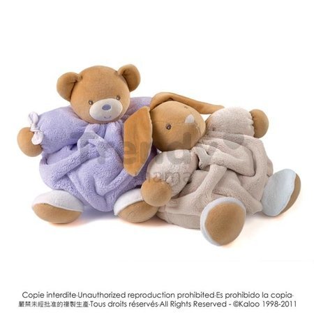 Plyšový medvedík Plume-Lilac Bear Kaloo 25 cm v darčekovom balení pre najmenších fialový