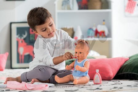 Kozmetická taštička Baby Care Mon Grand Poupon Corolle so 6 doplnkami ružová pre 36-42 cm bábiku od 24 mes