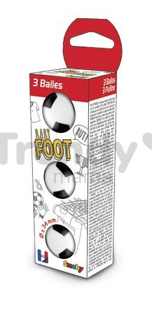 Futbalové loptičky plastové Smoby náhradné 34 mm priemer 3 kusy