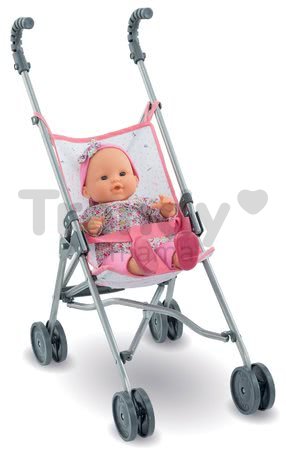 Kočík skladací Umbrella Stroller Mon Grand Poupon Corolle Canne Pink pre 36-42 cm bábiku od 24 mes