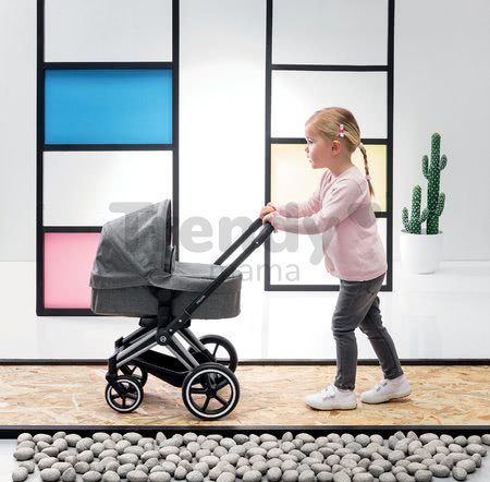 Kočík trojkombinácia Cybex Landau 3in1 Priam Corolle skladací s multifunkčnými prednými kolesami pre 42 cm bábiku