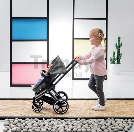 Kočík trojkombinácia Cybex Landau 3in1 Priam Corolle skladací s multifunkčnými prednými kolesami pre 42 cm bábiku