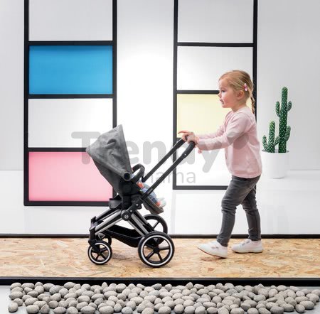 Kočík trojkombinácia Cybex Landau 3in1 Priam Corolle skladací s multifunkčnými prednými kolesami pre 42 cm bábiku