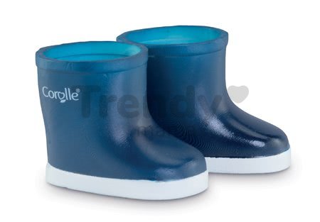 Topánky čižmičky modré Rain Boots Mon Grand Poupon Corolle pre 36 cm bábiku od 3 rokov