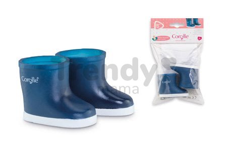 Topánky čižmičky modré Rain Boots Mon Grand Poupon Corolle pre 36 cm bábiku od 3 rokov