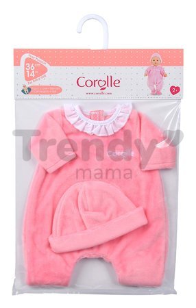 Oblečenie Pajamas Pink & Hat Mon Grand Poupon Corolle pre 36 cm bábiku od 24 mes
