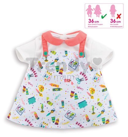 Oblečenie Dress Little Artist Mon Grand Poupon Corolle pre 36 cm bábiku od 24 mes