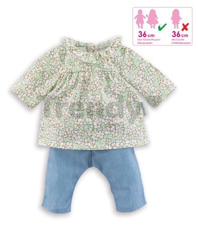 Oblečenie Blouse & Pants Mon Grand Poupon Corolle pre 36 cm bábiku od 24 mes