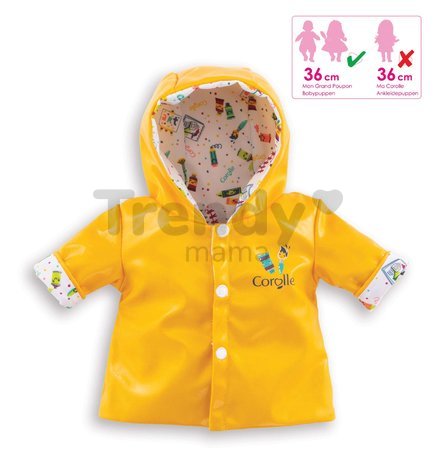 Oblečenie Rain Coat Little Artist Mon Grand Poupon Corolle pre 36 cm bábiku od 24 mes