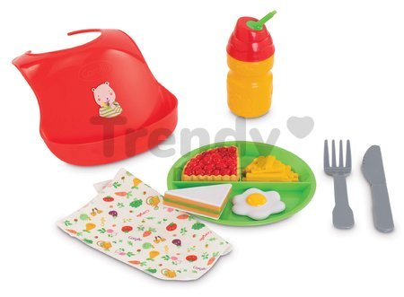 Jedálenská súprava s podbradníkom Bon Appetit Set Corolle pre 36-42 cm bábiku 10 doplnkov od 24 mes