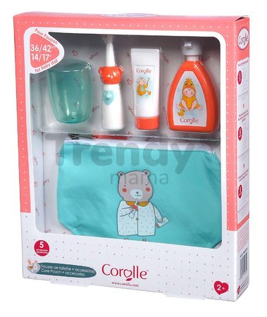 Kozmetická taštička Care Pouch Corolle pre 36-42 cm bábiku 5 doplnkov od 24 mes