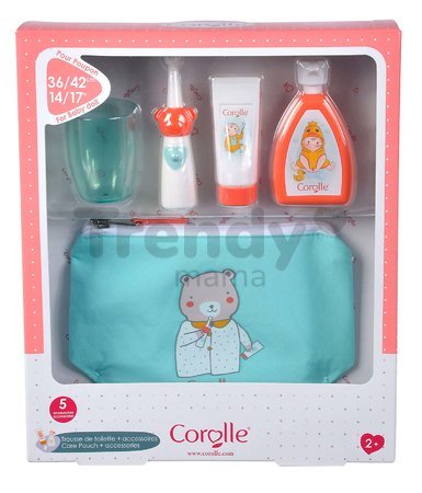 Kozmetická taštička Care Pouch Corolle pre 36-42 cm bábiku 5 doplnkov od 24 mes