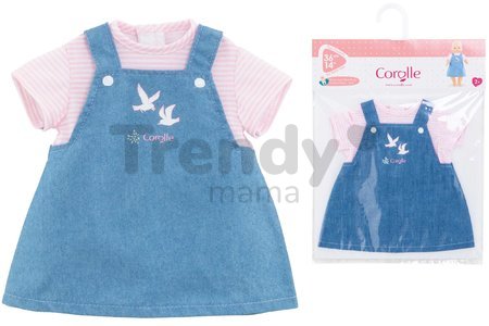 Oblečenie Dress Pink Sailor Bords de Loire Mon Grand Poupon Corolle pre 36 cm bábiku od 24 mes