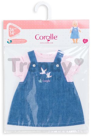 Oblečenie Dress Pink Sailor Bords de Loire Mon Grand Poupon Corolle pre 36 cm bábiku od 24 mes