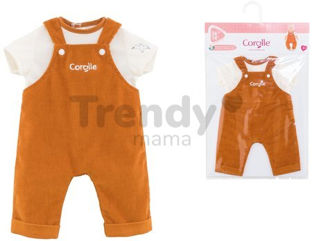 Oblečenie Velvet Overalls & T-Shirt Bords de Loire Mon Grand Poupon Corolle pre 36 cm bábiku od 24 mes