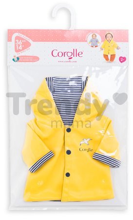 Oblečenie Rain Coat Bords de Loire Mon Grand Poupon Corolle pre 36 cm bábiku od 24 mes