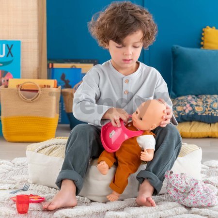 Jedálenská súprava s taškou a podbradníkom Large Meal Set Corolle pre 36-42 cm bábiku 11 doplnkov od 24 mes
