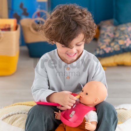 Jedálenská súprava s taškou a podbradníkom Large Meal Set Corolle pre 36-42 cm bábiku 11 doplnkov od 24 mes