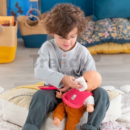 Jedálenská súprava s taškou a podbradníkom Large Meal Set Corolle pre 36-42 cm bábiku 11 doplnkov od 24 mes