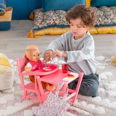 Jedálenská súprava s taškou a podbradníkom Large Meal Set Corolle pre 36-42 cm bábiku 11 doplnkov od 24 mes