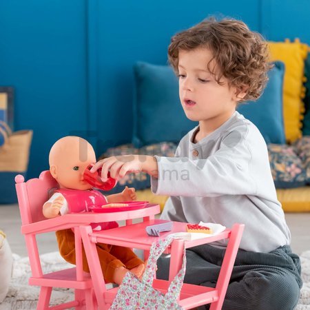 Jedálenská súprava s taškou a podbradníkom Large Meal Set Corolle pre 36-42 cm bábiku 11 doplnkov od 24 mes