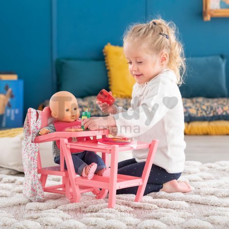 Jedálenská súprava s taškou a podbradníkom Large Meal Set Corolle pre 36-42 cm bábiku 11 doplnkov od 24 mes