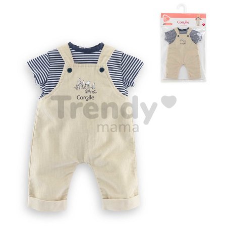 Oblečenie T-Shirt & Ecru Overalls Loire Riverside Mon Grand Poupon Corolle pre 36 cm bábiku od 24 mes