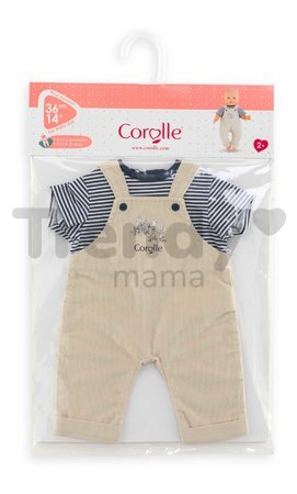 Oblečenie T-Shirt & Ecru Overalls Loire Riverside Mon Grand Poupon Corolle pre 36 cm bábiku od 24 mes