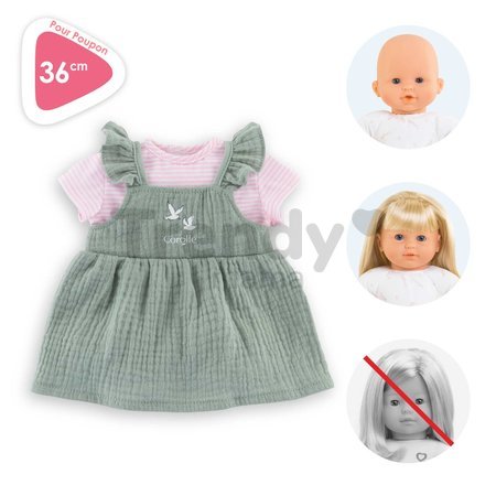 Oblečenie Ruffle Dress & T-Shirt Loire Riverside Mon Grand Poupon Corolle pre 36 cm bábiku od 24 mes