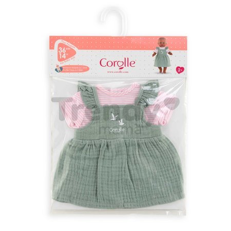 Oblečenie Ruffle Dress & T-Shirt Loire Riverside Mon Grand Poupon Corolle pre 36 cm bábiku od 24 mes