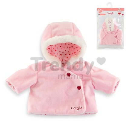 Oblečenie Coat Heart Petals Mon Grand Poupon Corolle pre 36 cm bábiku od 24 mes