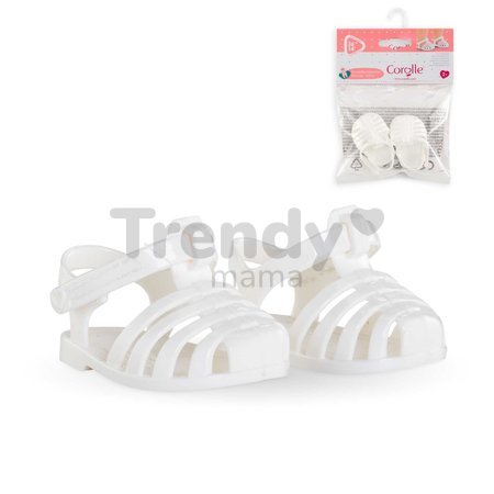 Topánky Sandals White Mon Grand Poupon Corolle pre 36 cm bábiku od 24 mes