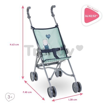 Kočík skladací Umbrella Stroller Sauge Mon Grand Poupon Corolle pre 36-52 cm bábiku