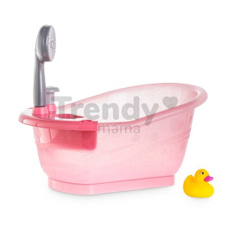 Vanička so sprchou Corolle a kačička pre 30-36 cm bábiku