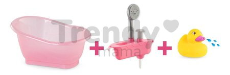 Vanička so sprchou Corolle a kačička pre 30-36 cm bábiku