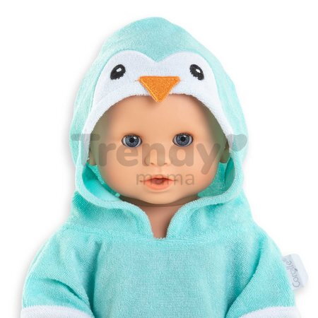 Župan pre bábiku Bathcape Penguin Mon Grand Poupon Corolle pre 36 cm bábiku od 24 mes