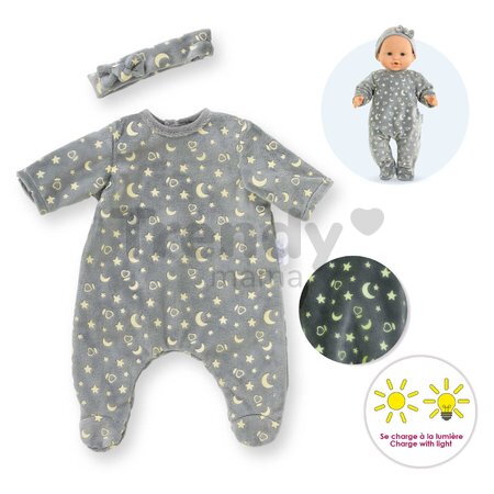Pyžamo pre bábiku Pajamas & Headband Glow in the Dark Mon Grand Poupon Corolle pre 36 cm bábiku od 24 mes