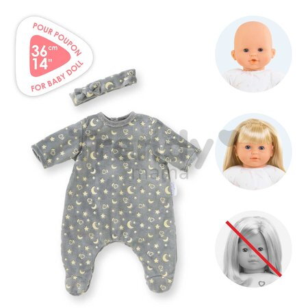 Pyžamo pre bábiku Pajamas & Headband Glow in the Dark Mon Grand Poupon Corolle pre 36 cm bábiku od 24 mes